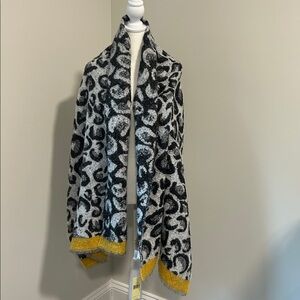 Collectioneighteen Scarf/Wrap.  Animal print.   New with tags